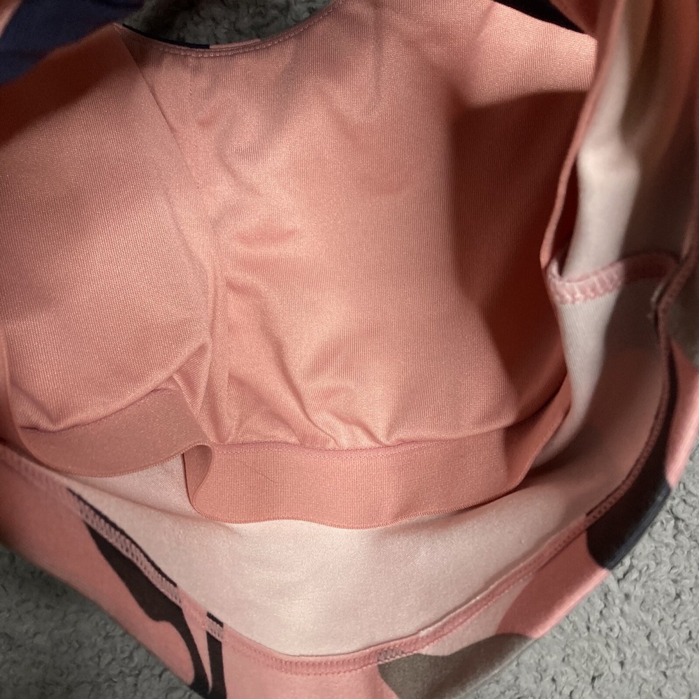 Ellie Pink Camo Longline Sports Bra For Womens S Wireless Crossback XLB0941A EUC - Picture 15 of 16